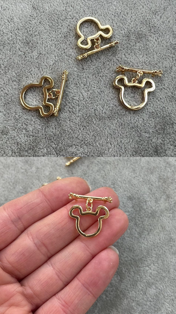 Тогл с позолотой