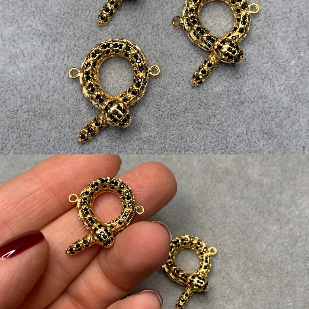 Коннектор с позолотой 26мм