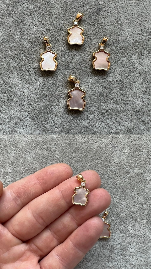 Подвеска с позолотой 15 мм