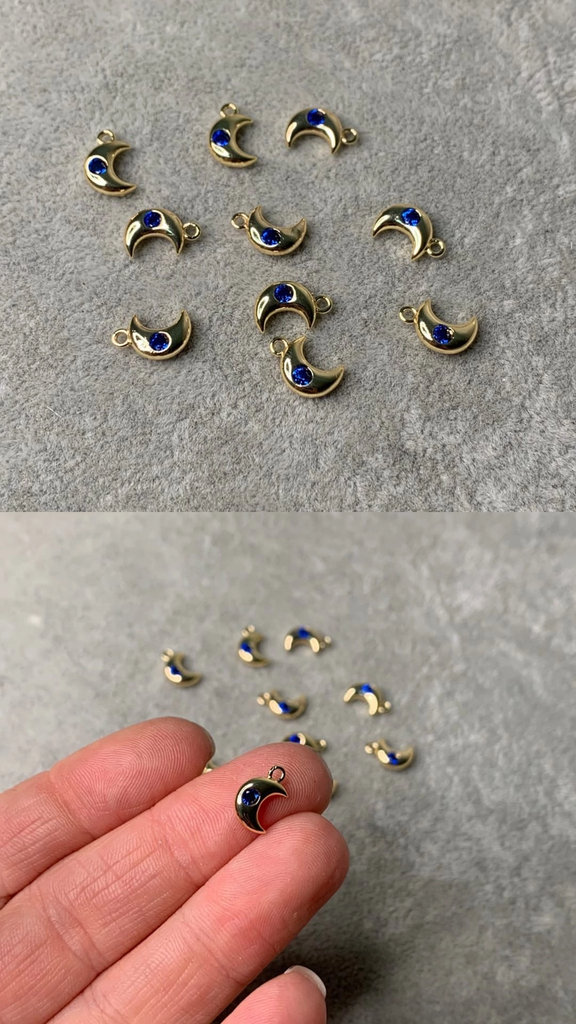 Подвеска с позолотой 10 х 6 мм