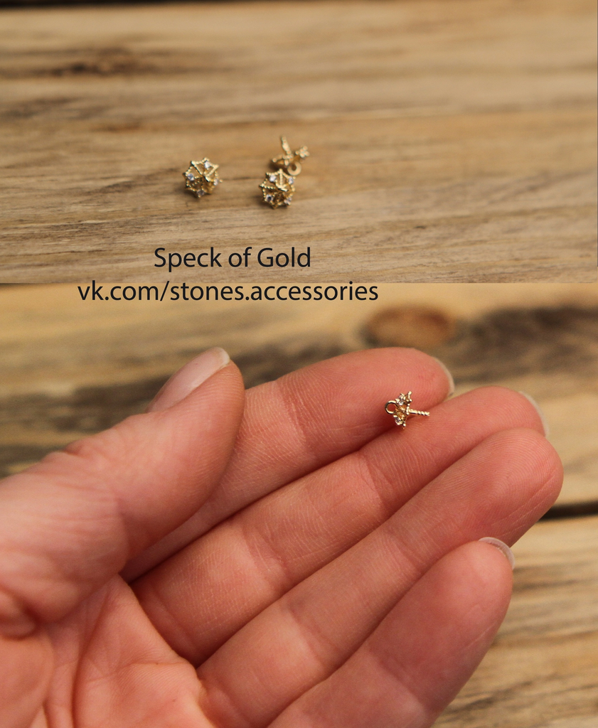 Шляпки с позолотой для вклейки