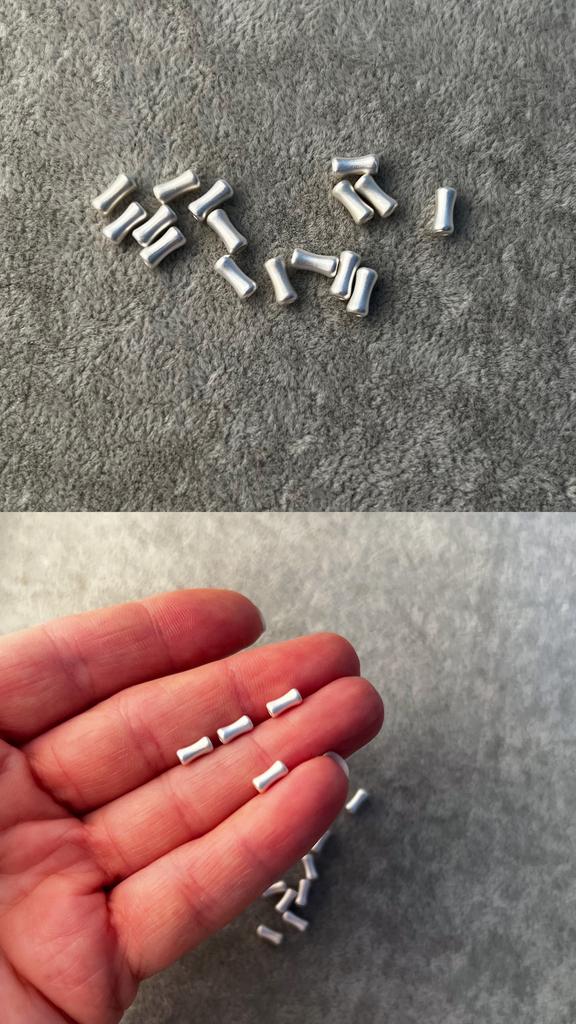 Бусины 925 пр 6 х 3 мм