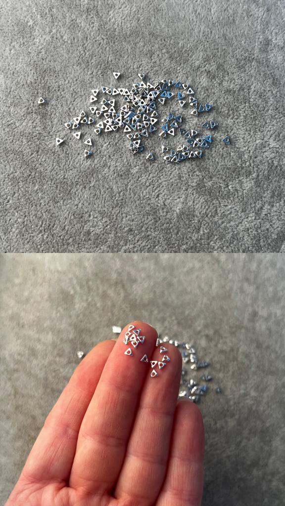 Бусины 925 пр 2,5 х 0,5 мм