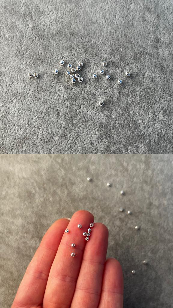 Бусины 925 пр 2,5 мм