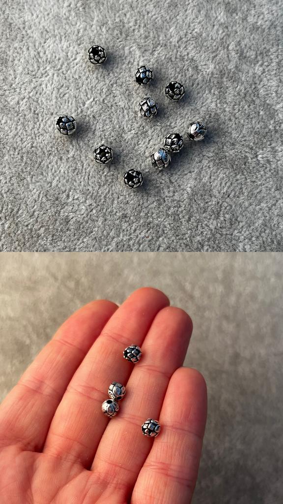 Бусины 925 пр 6 х 5 мм