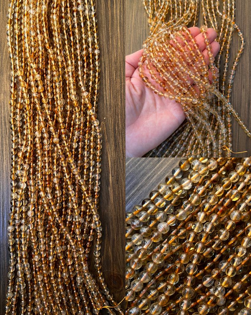 Цитрин натуральный 6 мм