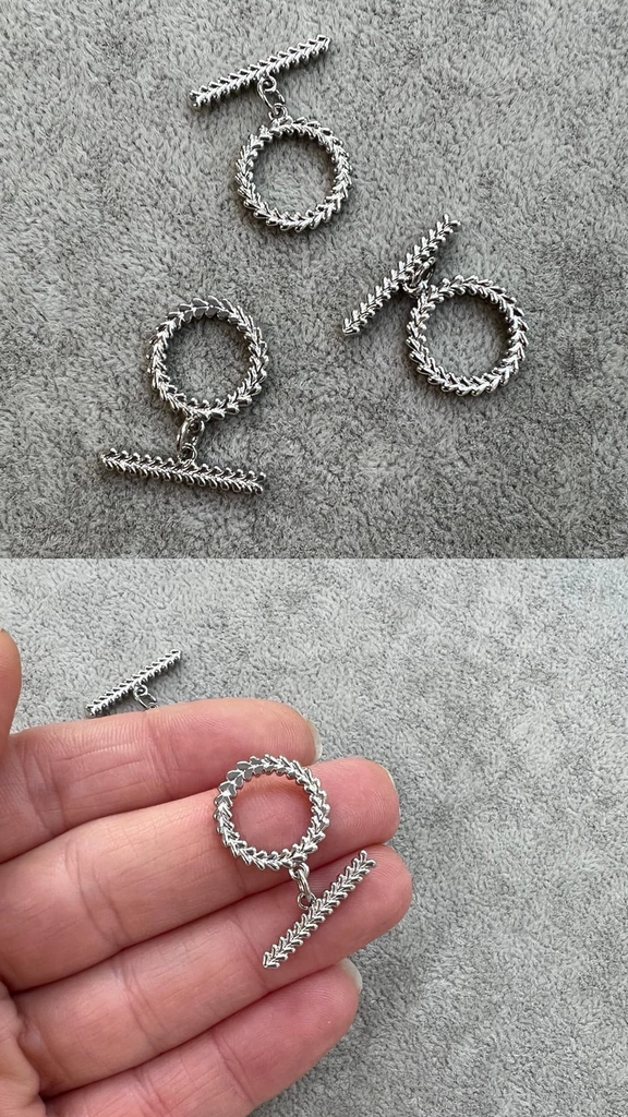 Тогл родий 15 мм