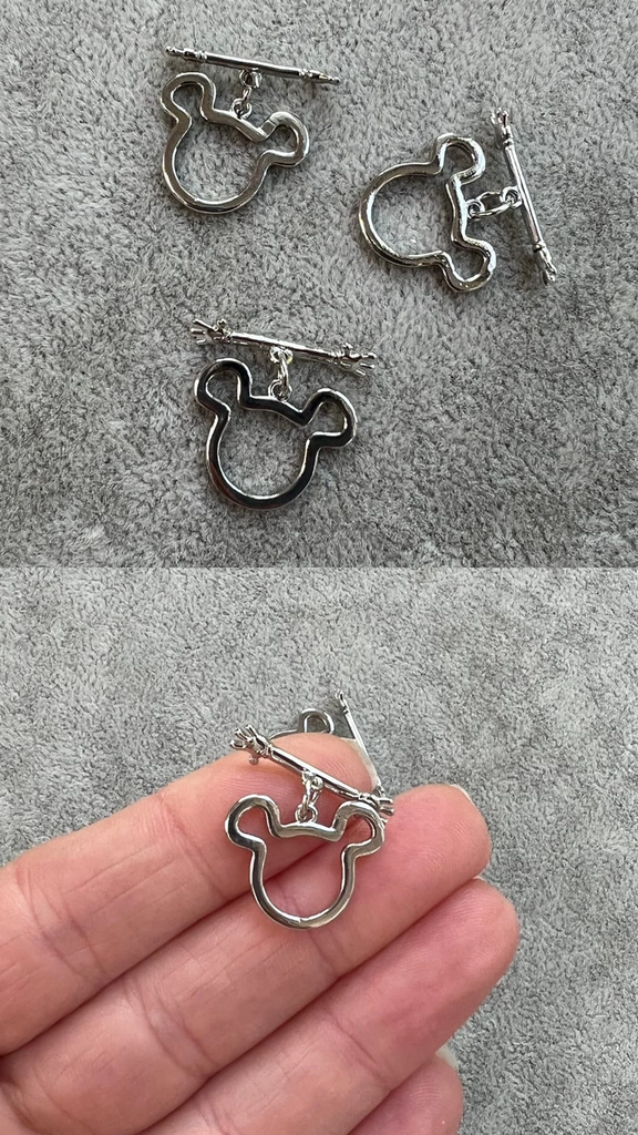 Тогл родий 18 х 15 мм