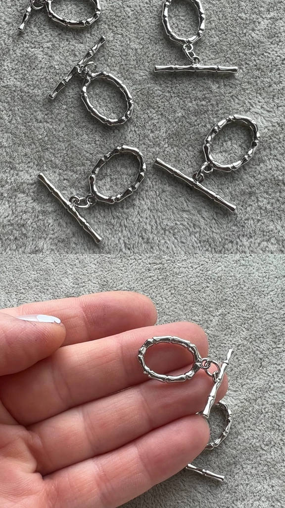 Тогл родий 19 х 13 мм