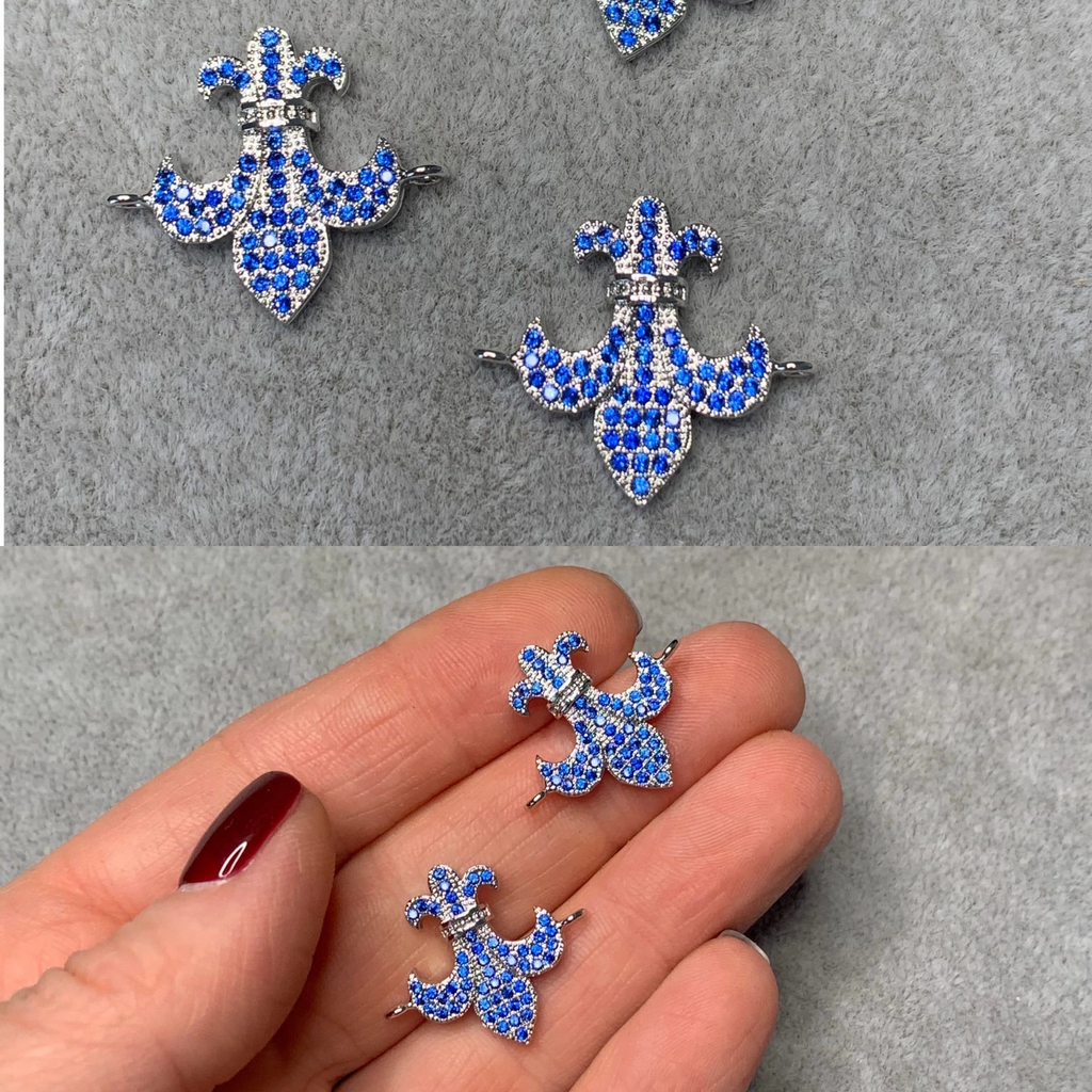 Коннектор родий 20 х 23 мм