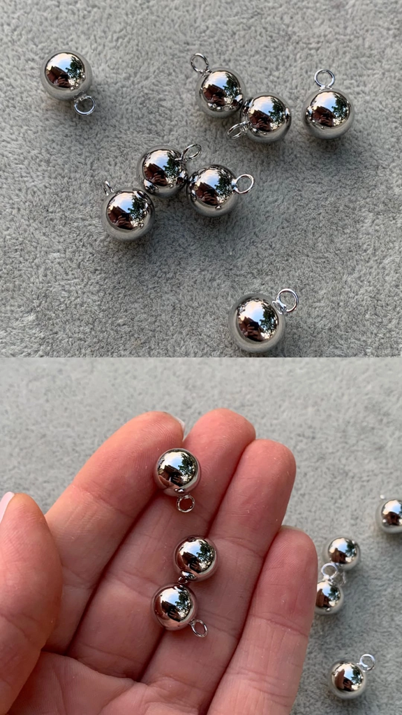 Подвеска родий 10 мм