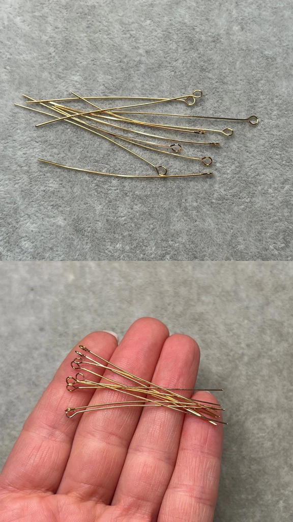 Штифты позолота 5 см