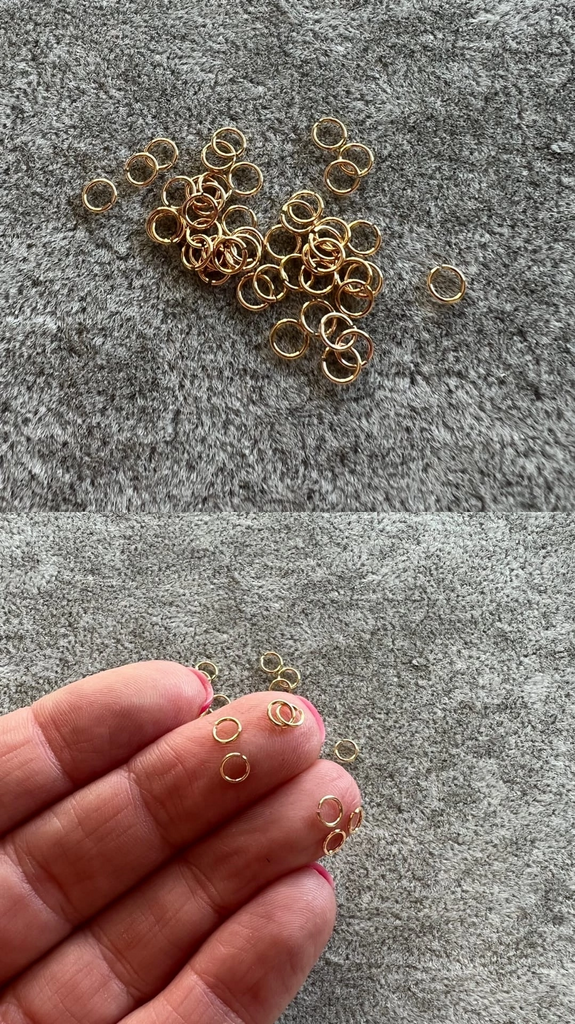 Кольца позолота 4 мм тонкие, толщина 0,3 мм