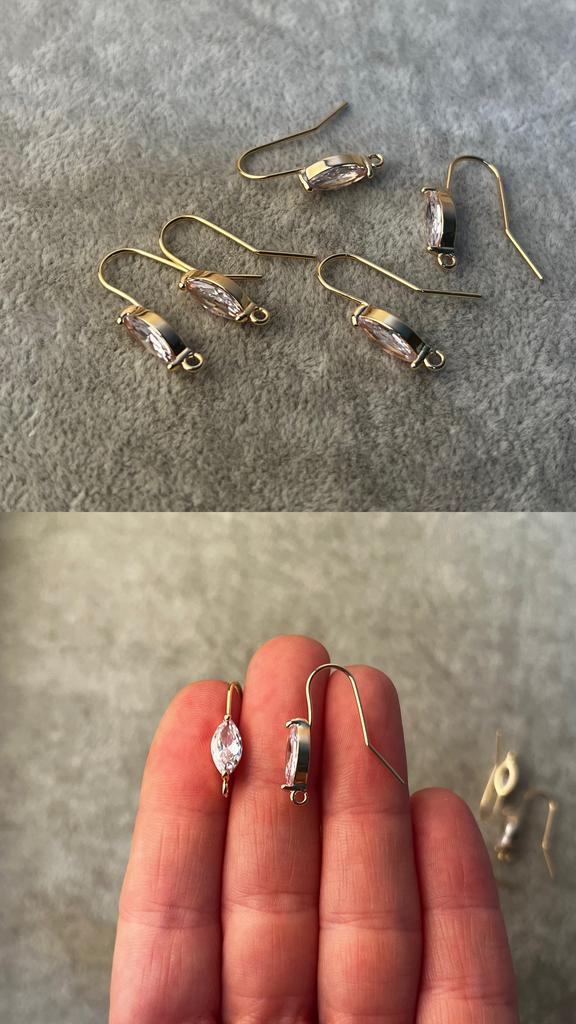 Швензы с позолотой 22 мм