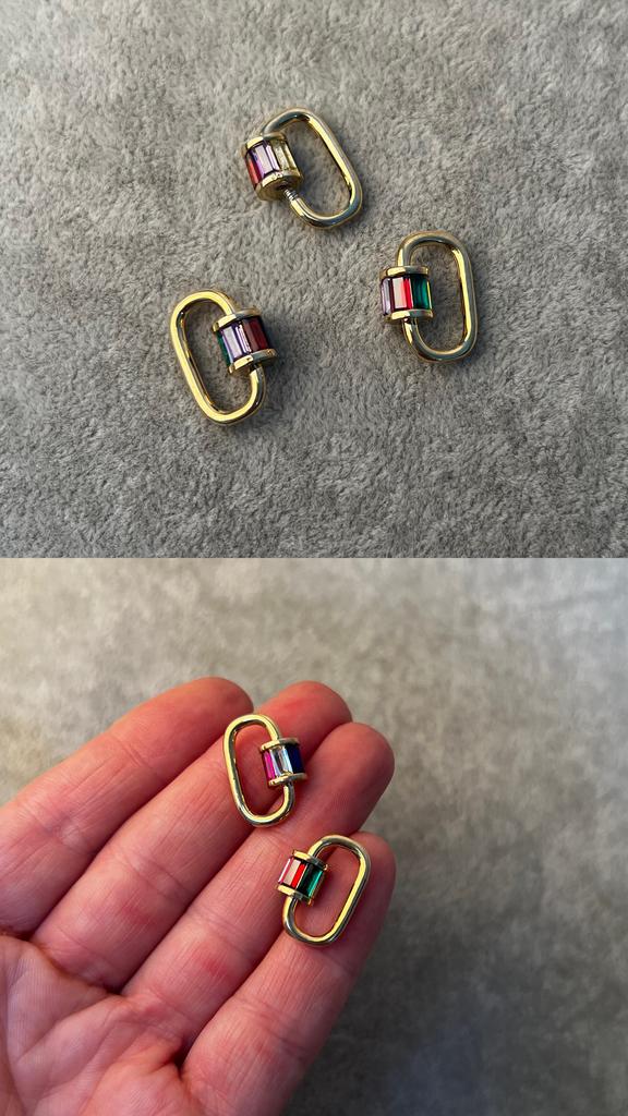 Застежка с позолотой