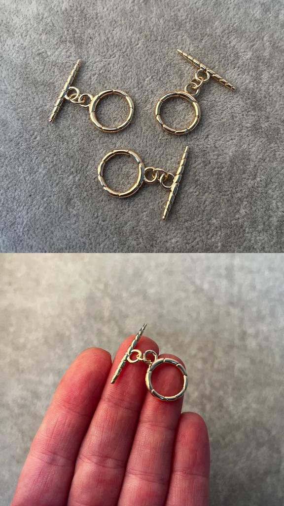 Тогл с позолотой