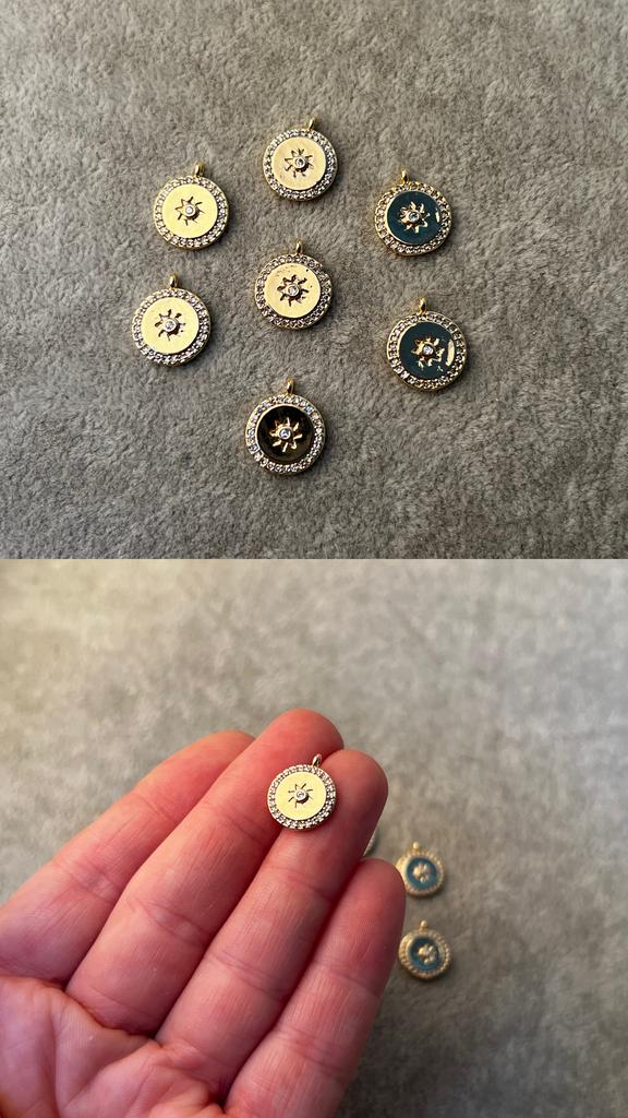 Подвеска с позолотой 11 мм