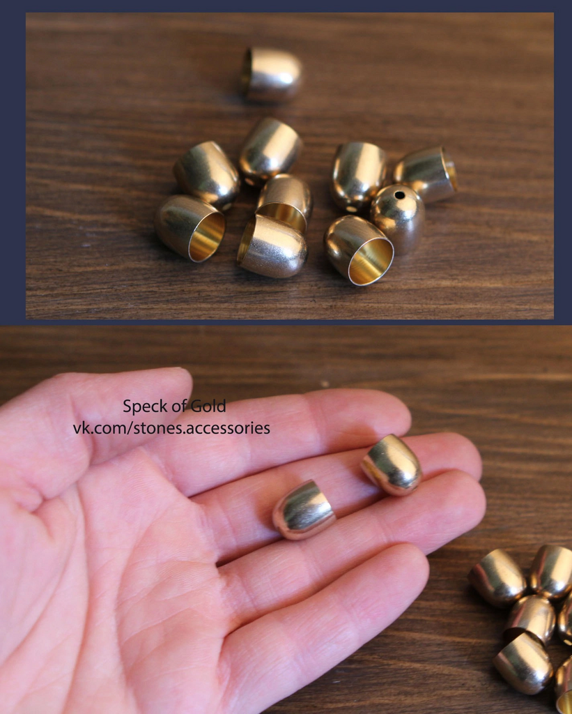 Шляпки бронза 12 мм 4 шт