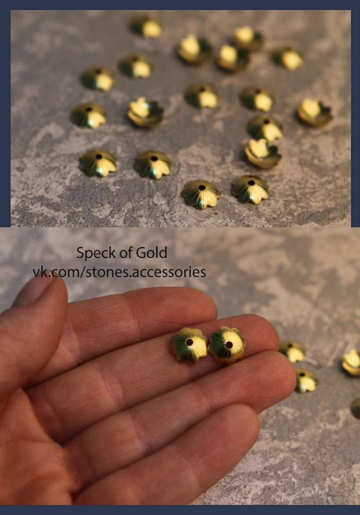 Шляпки бронза 11 мм 20 шт