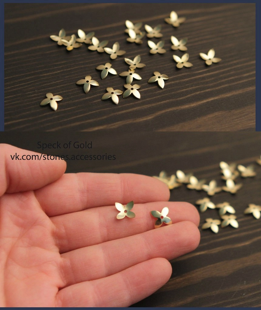 Шляпки бронза 11 мм 12 шт