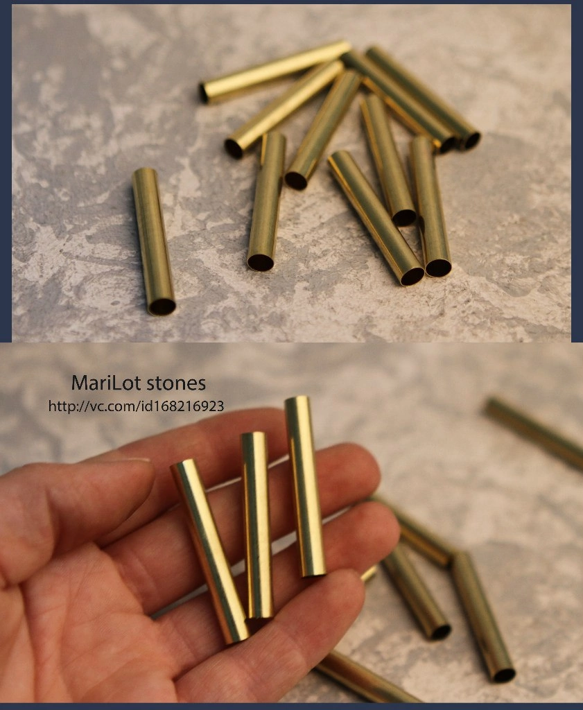 Трубочки бронза 12 шт