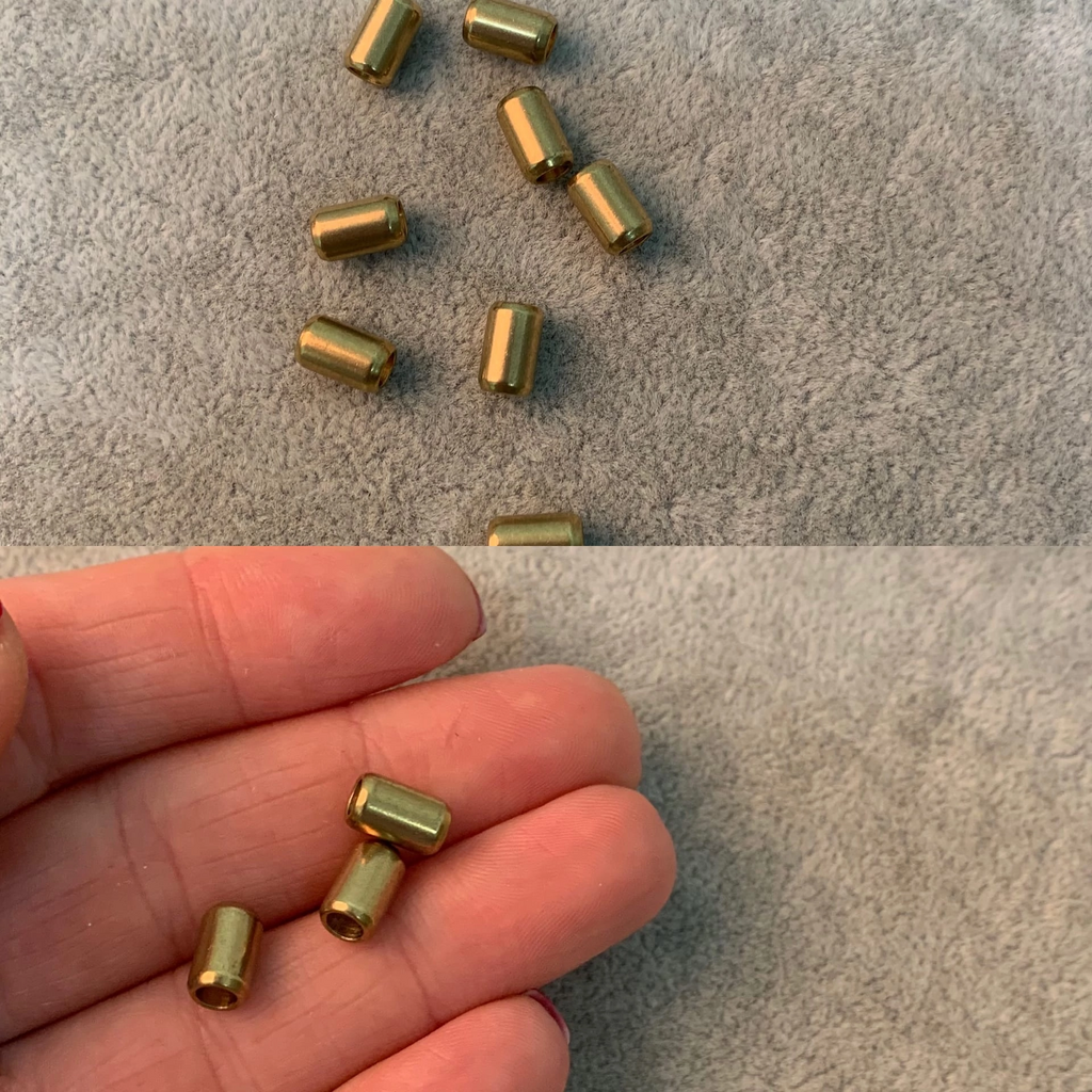 Бусины бронза 8 мм 12 шт