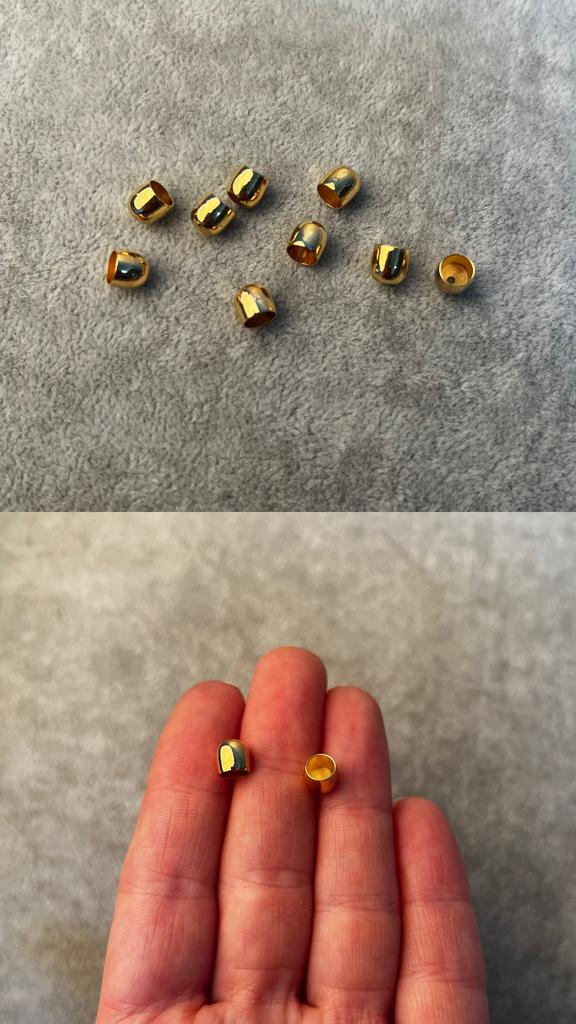 Шляпки с позолотой 6 мм