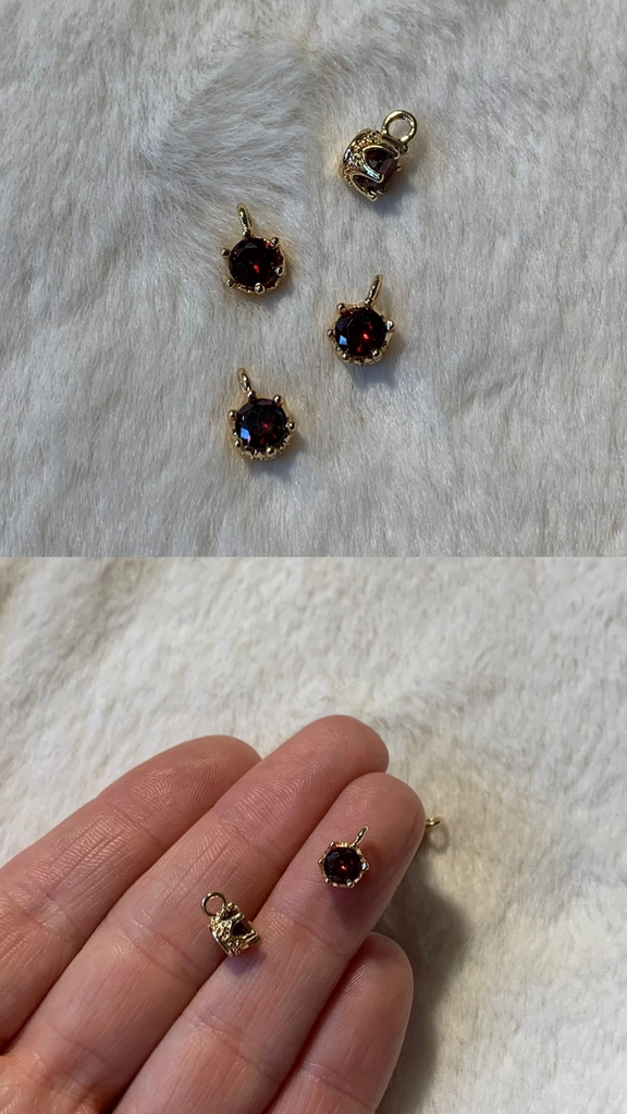 Подвеска с позолотой 6 мм