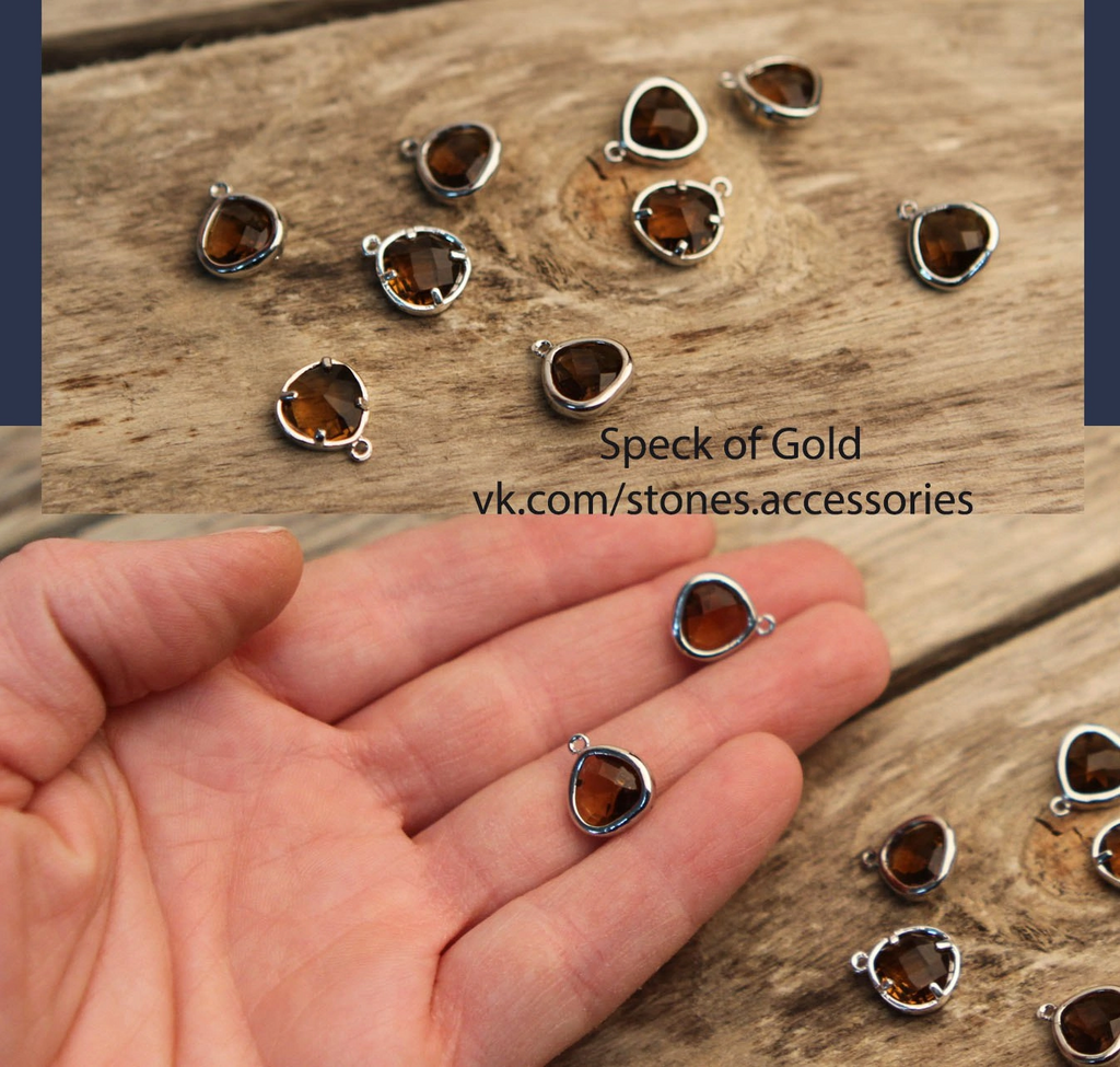 Подвеска родий 10 мм