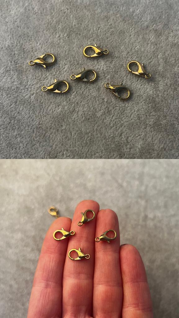 Карабины бронза 11 мм 7 шт