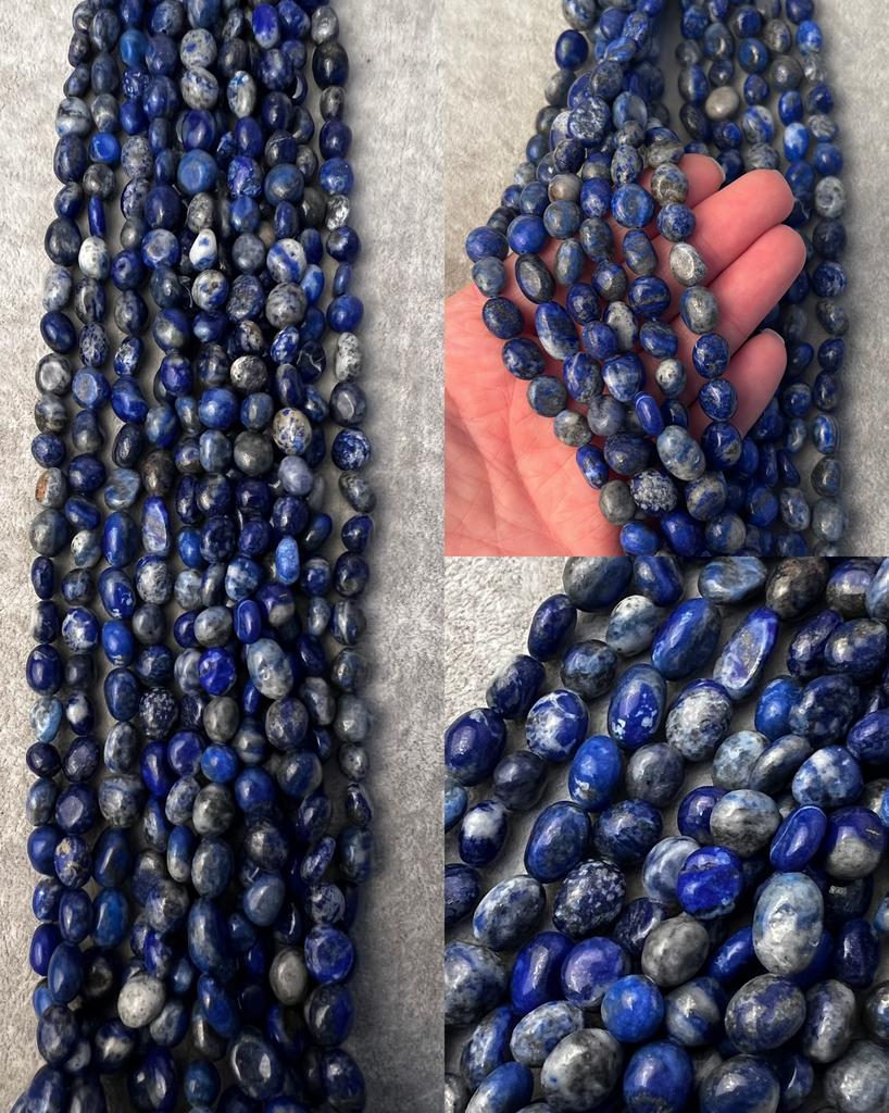 Лазурит галтовка 8 - 10 мм