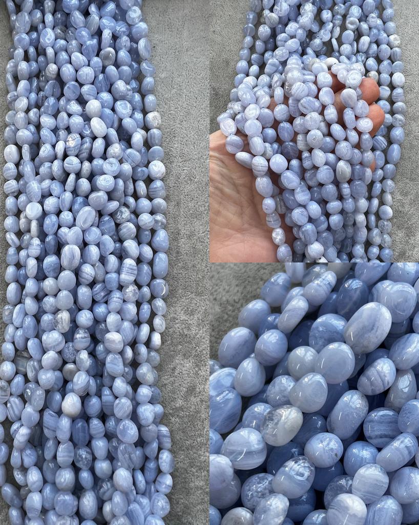 Сапфирин (халцедон) 9-10 х 8 мм