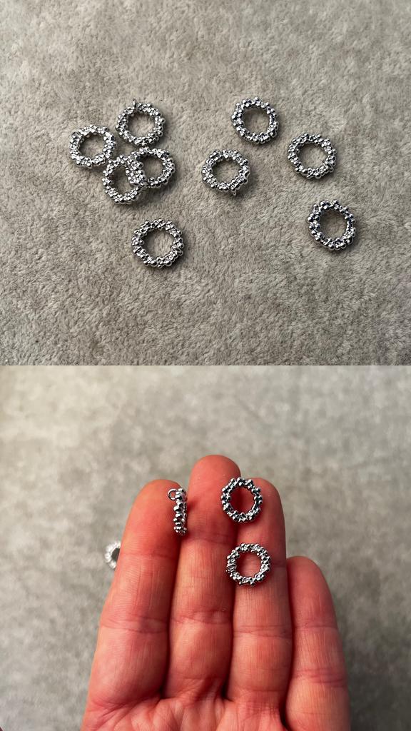 Коннектор родий 11 х 2 мм