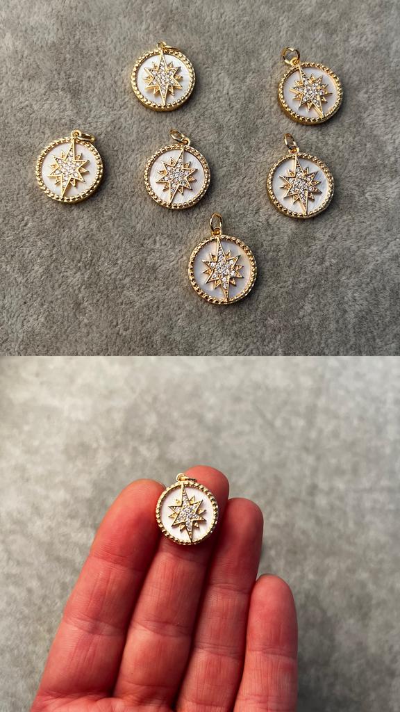 Подвеска с позолотой 15,5 мм