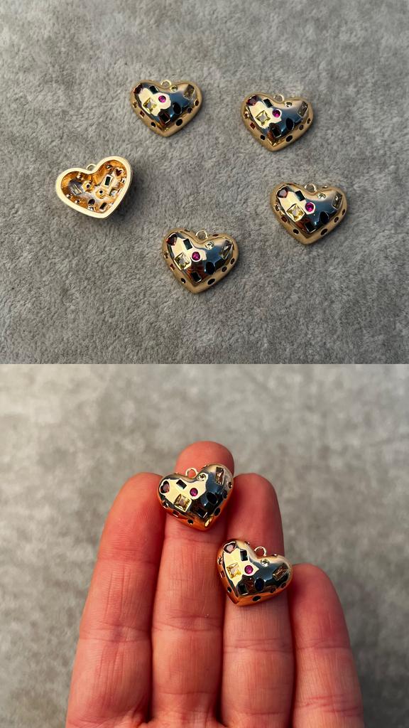 Подвеска с позолотой 18 х 14 мм