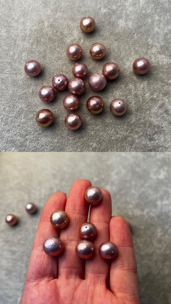 Розовые жемчужины 11-12 мм (1шт)