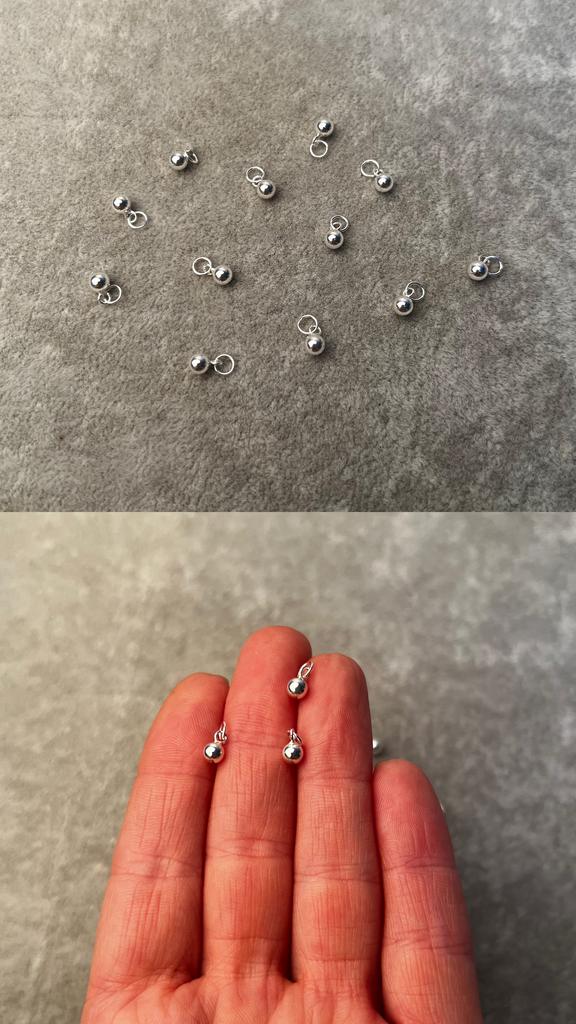 Подвеска серебро 925 пр 4 мм