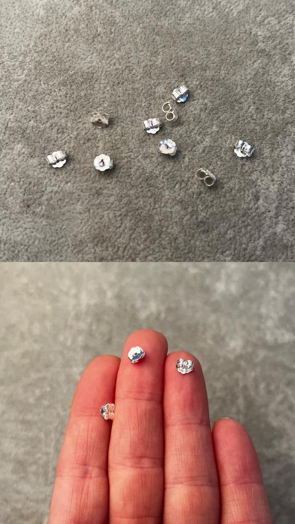 Заглушки для пусетов серебро 925 пр