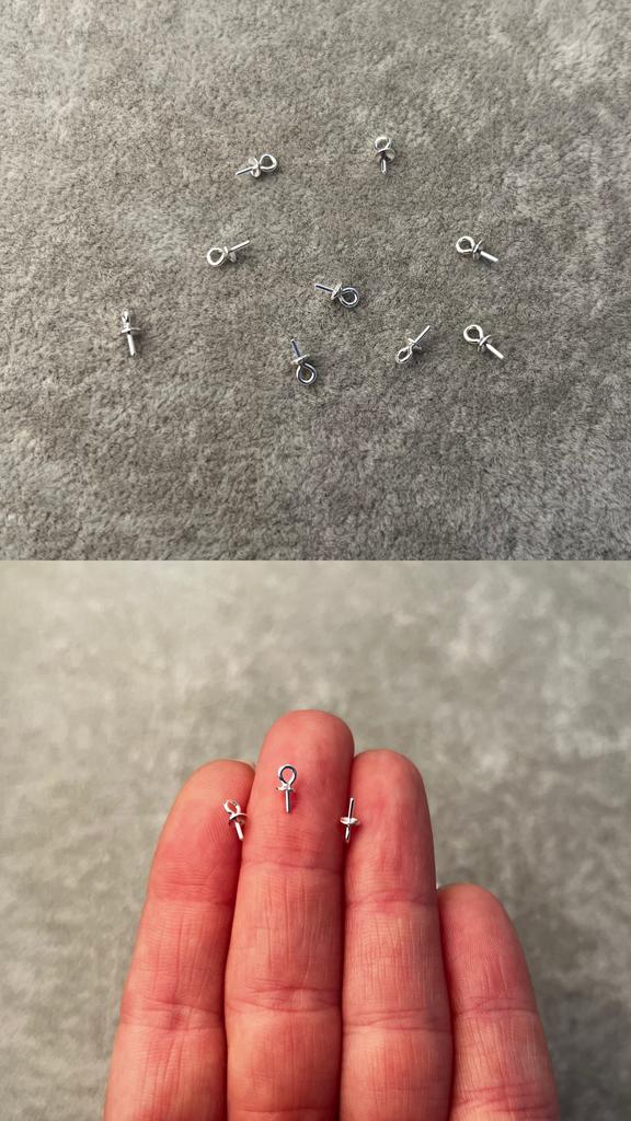 Штифты для вклейки серебро 925 пробы
