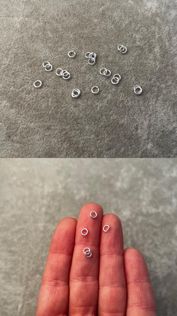 Кольцо серебро 925 пр 4 мм, толщина 0.6 мм