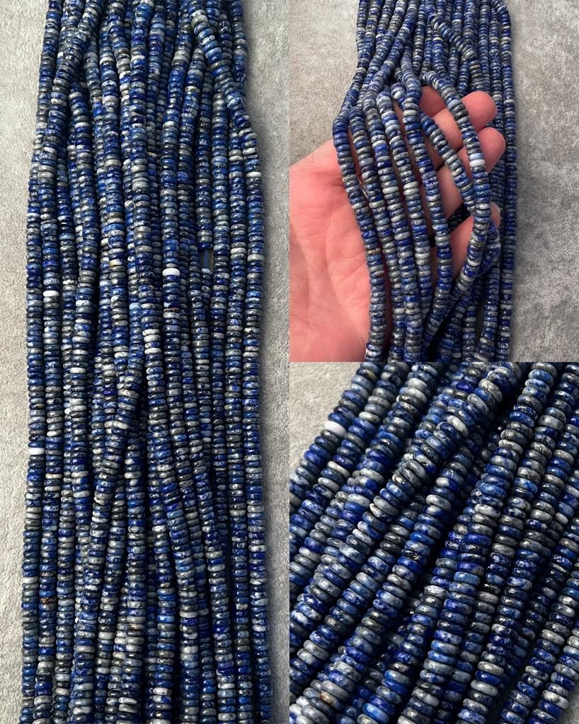 Лазурит рондели 6 х 2 мм