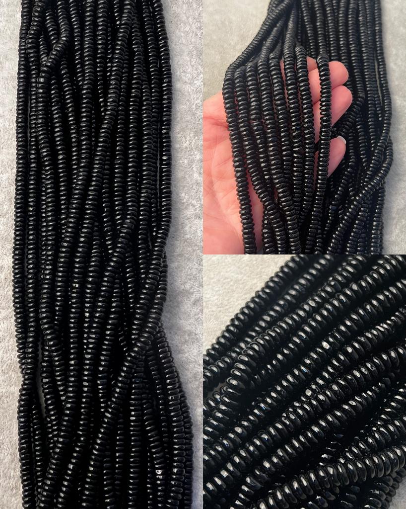 Турмалин рондели 6 х 2 мм