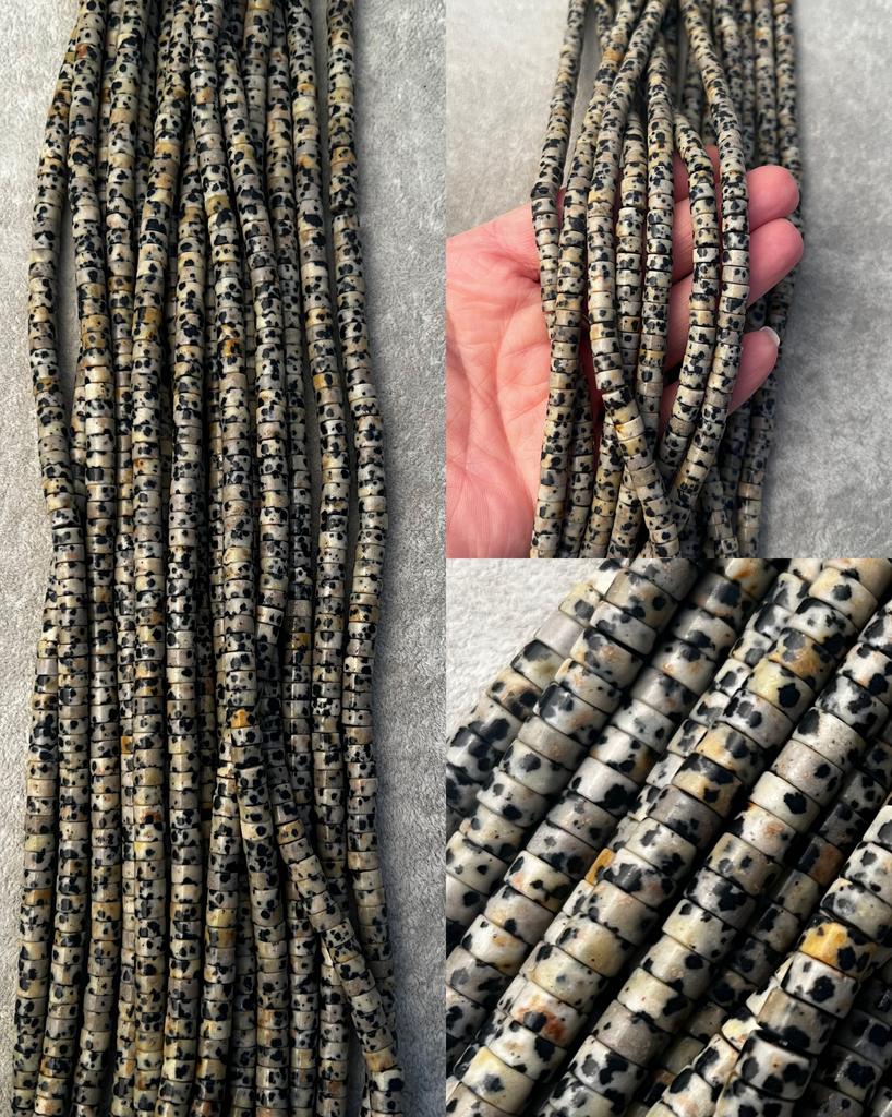 Яшма "Далматин" рубка 6 х 3,5-4 мм