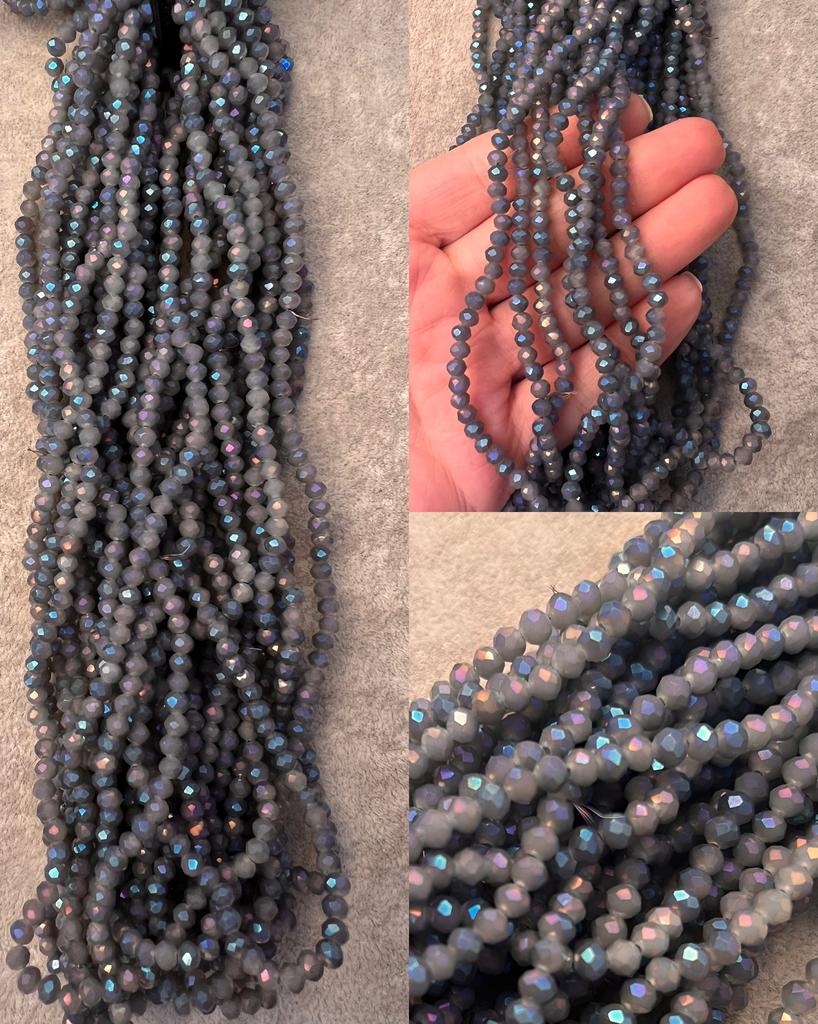 Хрусталь сиренво-голубой 4 мм