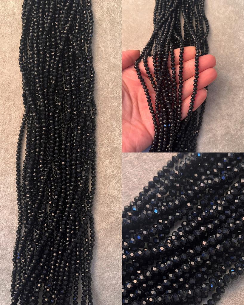 Хрусталь черный 4 мм