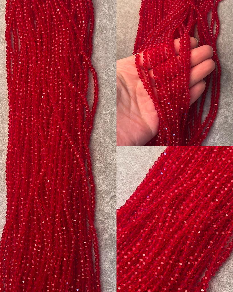 Красный прозрачный 4 мм