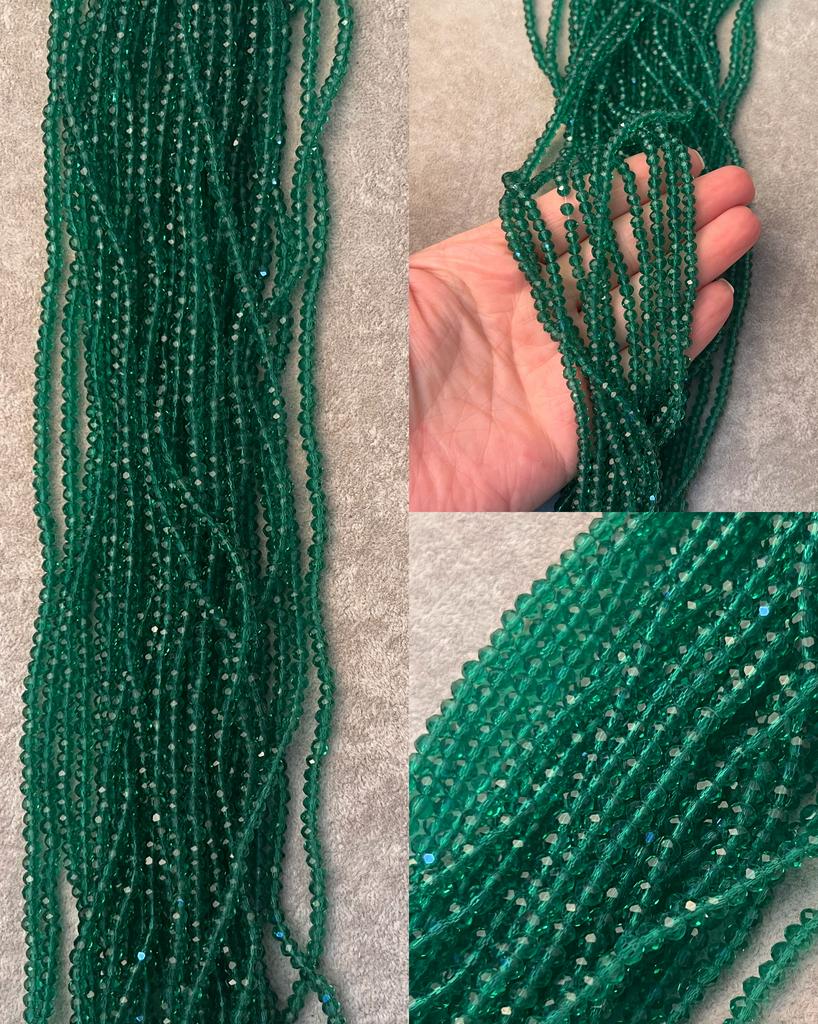 Хрусталь зеленый 4 мм