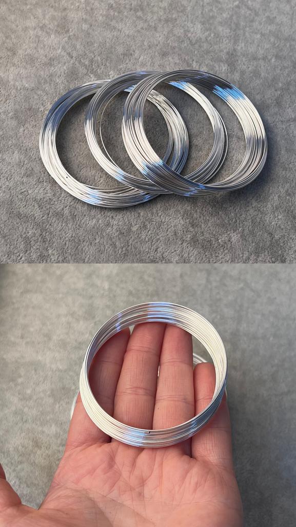 Проволока "Мемори" под серебро 6 см