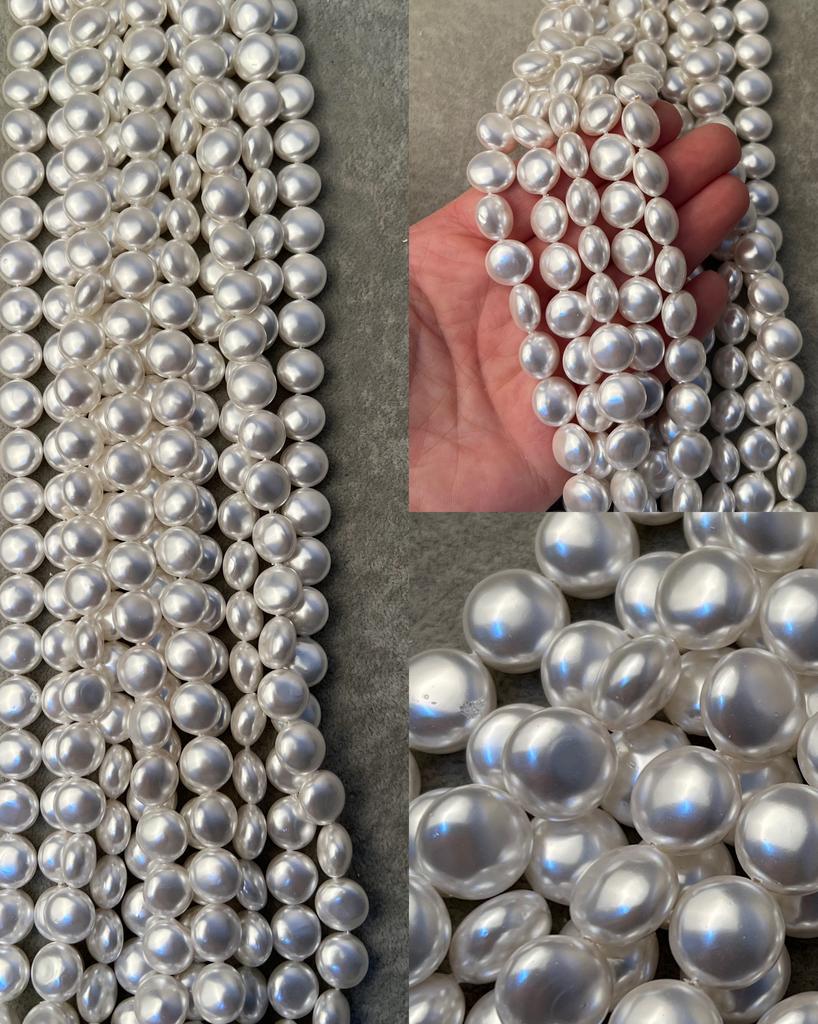 Шелл белый 12 х 8 мм