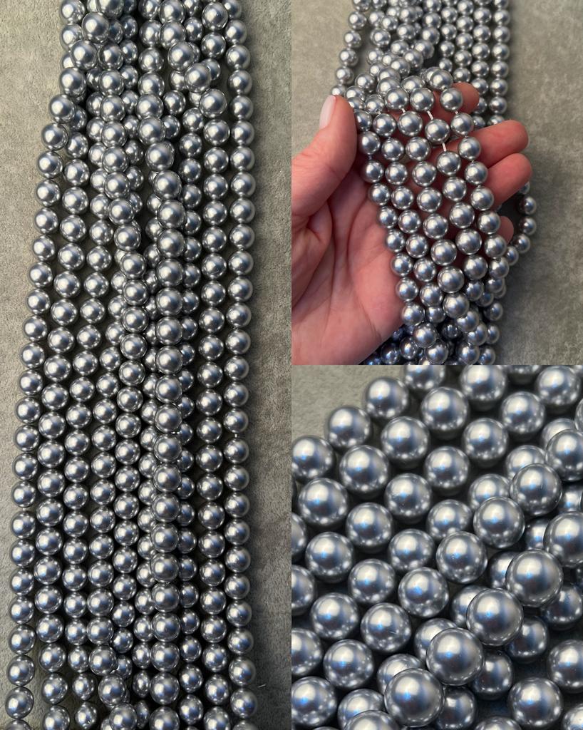 Шелл светлое серебро 10 мм